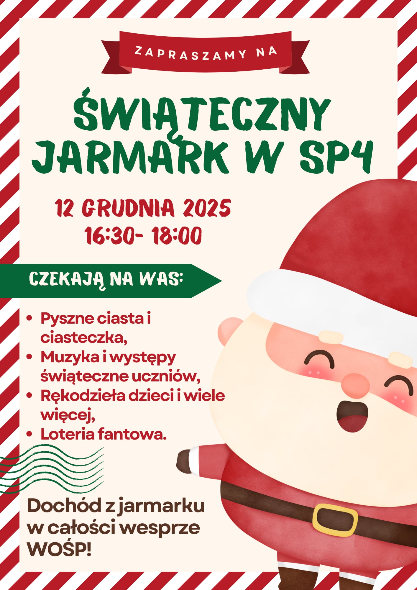 Plakat informujący o&nbsp;kiermaszu