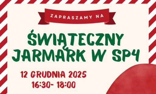 Plakat informujący o jarmarku